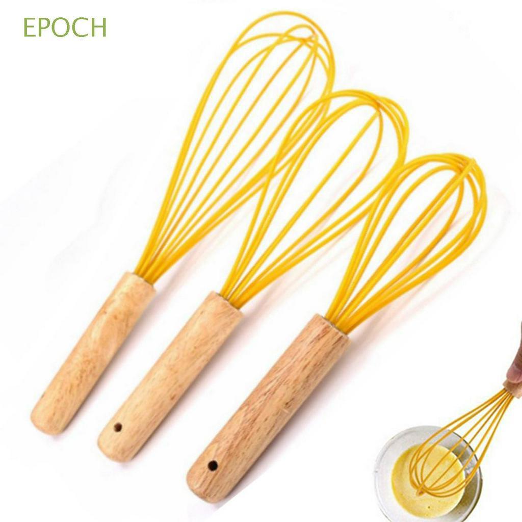 Dụng cụ đánh trứng tay cầm gỗ chất lượng cao