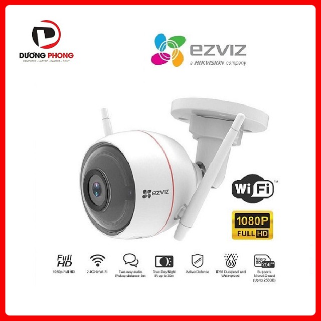 Camera IP Wifi EZVIZ C3N 2.0MB FullHD Có màu ban đêm - BH24 Tháng