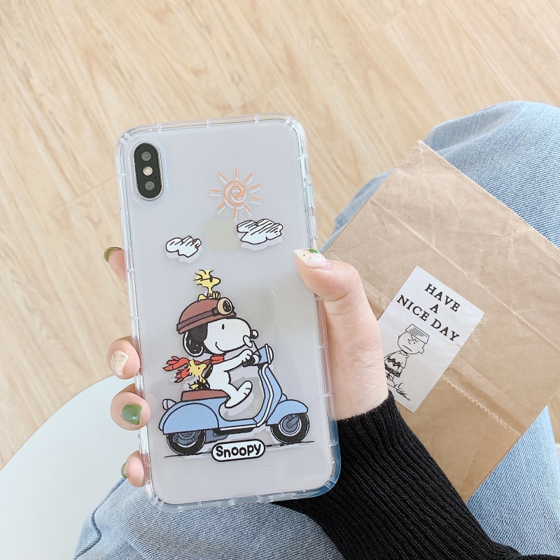 Ốp lưng iphone cún snoopy trong 5/5s/6/6plus/6s/6splus/7/7plus/8/8plus/x/xr/xs/11/12/pro/max/plus/promax - Awifi K3-3