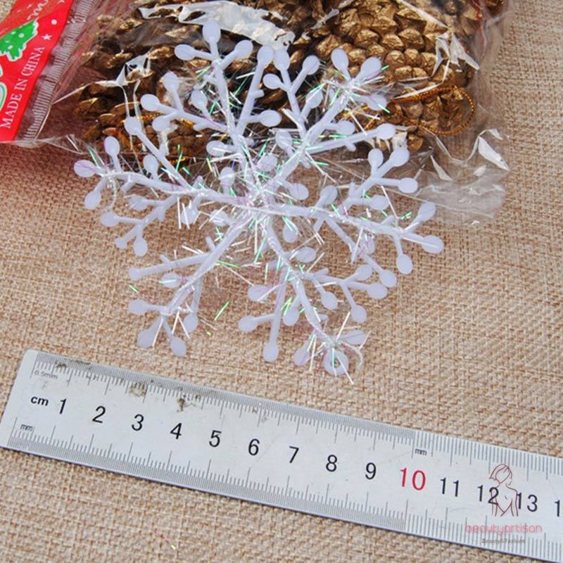 Combo 3 Bông Tuyết Trắng Trang Trí Cây Thông Noel