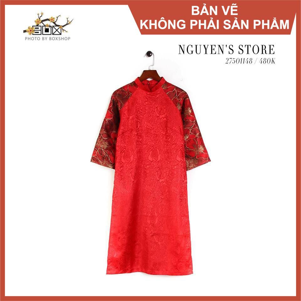 Rập giấy A0 AD23 áo dài form suông - (gài nút) (BẢN VẼ)