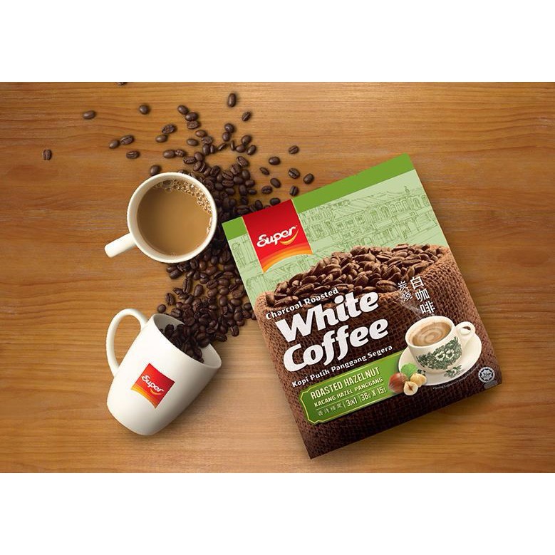 Cà phê trắng Super White Coffee 3 in 1 - Hazelnut