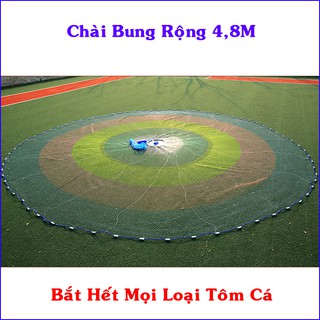 Chài đánh cá 7 màu .Lưới đánh cá