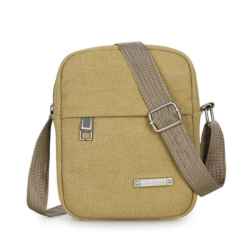 Túi đeo chéo nhỏ vải canvas thiết kế một mảnh độc đáo thời trang cho nam