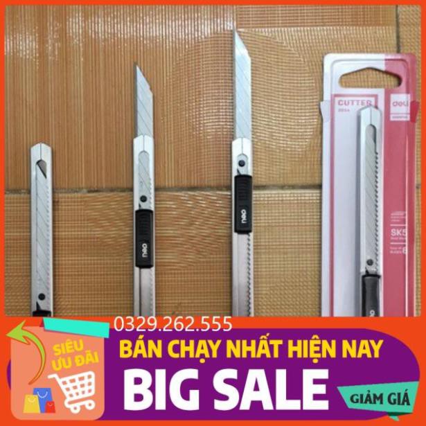 (FreeShip) DAO DỌC GIẤY inox DELI 2034 SK5 30 ĐỘ