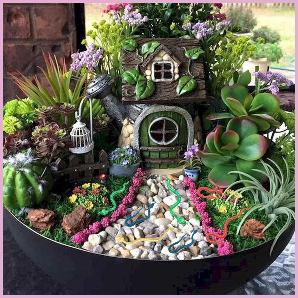 Bộ 30 Rắn Giả Đồ Chơi Bằng Nhựa Dùng Trang Trí Tiệc