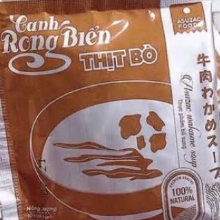 1 gói canh rong biển thịt bò asuzac 4g