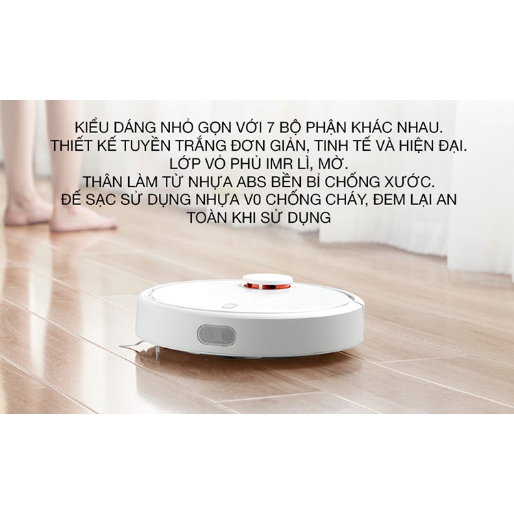 Robot Hút Bụi Xiaomi SKV4022GL Mi Robot Vacuum - Hàng Chính Hãng