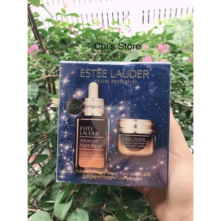Set serum kem dưỡng Estee Lauder Advanced Night Repair & Kem mắt Eye Supercharged Full chính hãng