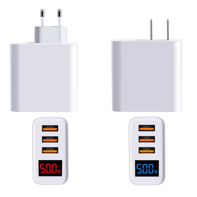 Củ Sạc 3 Cổng Usb 5v 3.4a Đa Năng Tiện Dụng