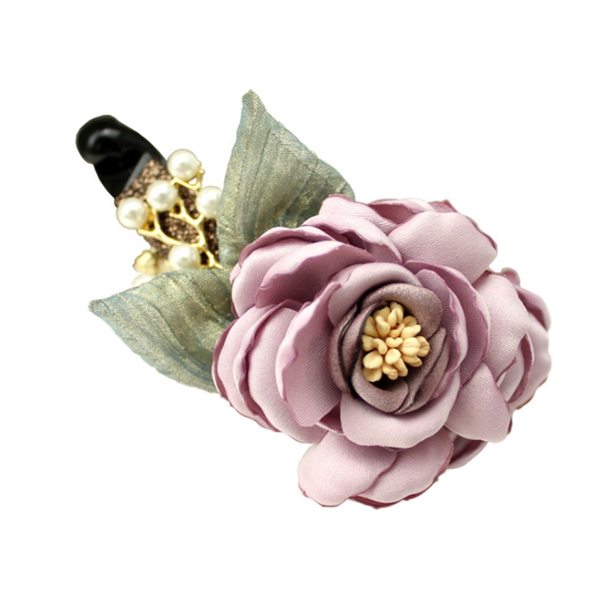 Kẹp Tóc Nữ Đính Hoa Thời Trang Hàn Quốc Xinh Xắn