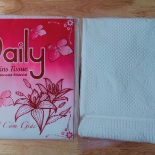 [New] Khăn giấy ăn Daily bịch 100 tờ
