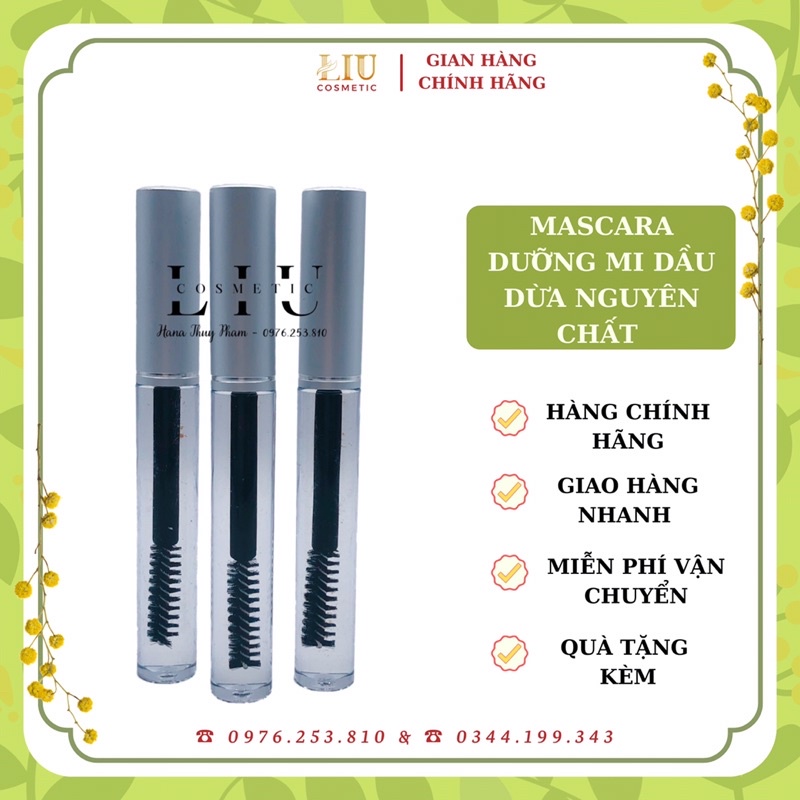 Chuốt mi / Mascara / Lăn dưỡng môi dầu dừa 10ml