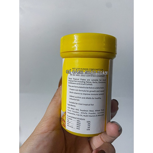 THỨC ĂN HẠT CHO CÁ NHỎ TAIYO TROPICAL 25G