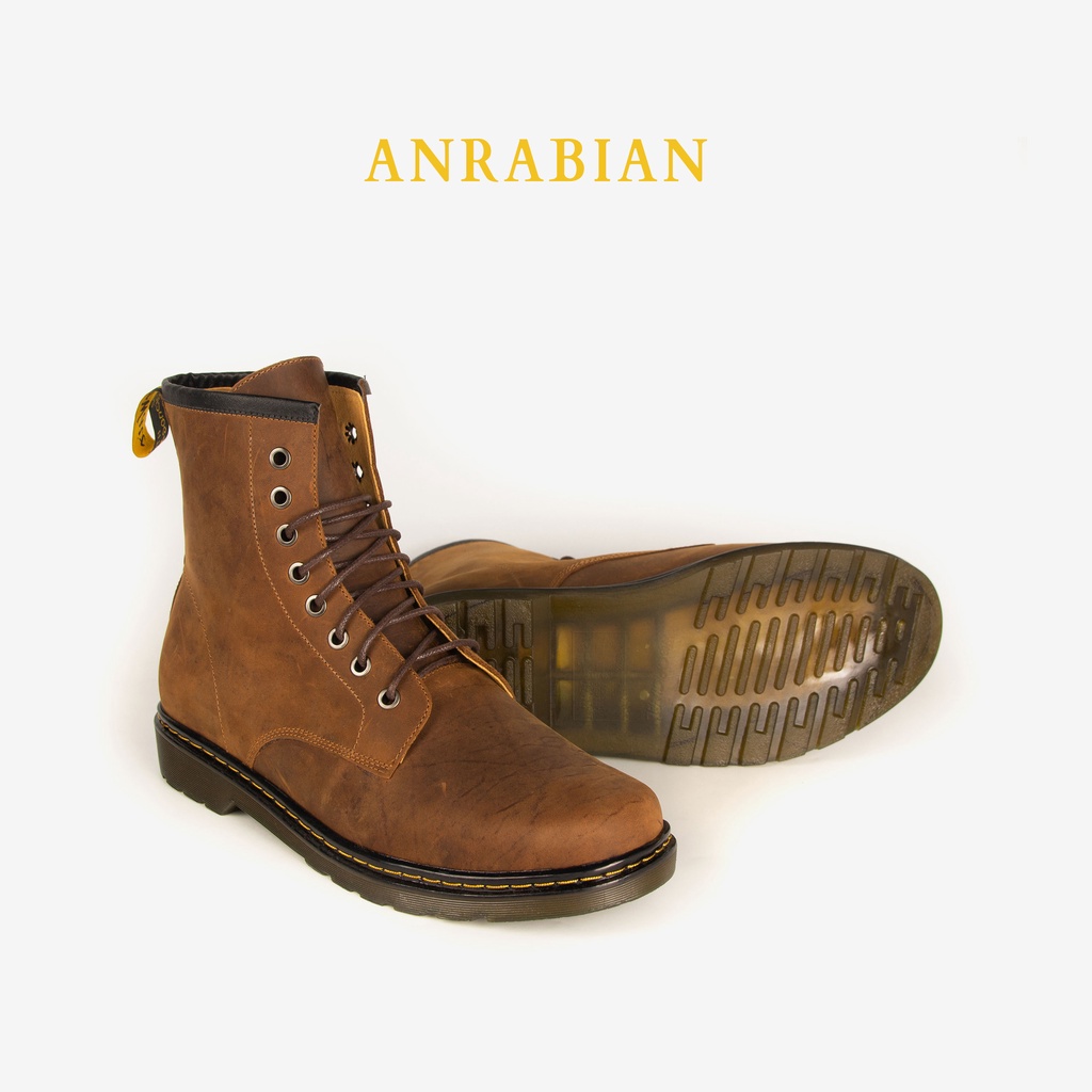 Giày ANRABIAN - Giày Boots da bò sáp ngựa điên nhập khẩu 100% | BigBuy360 - bigbuy360.vn