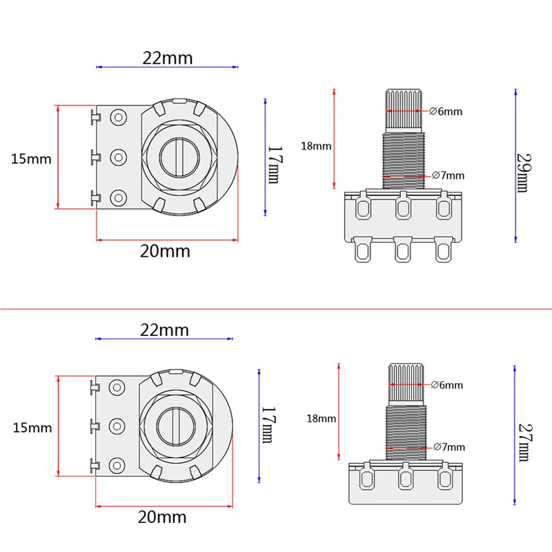Bộ Cân Bằng EQ Preamp 3 Band Chuyên Dụng Cho Đàn Guitar Bass