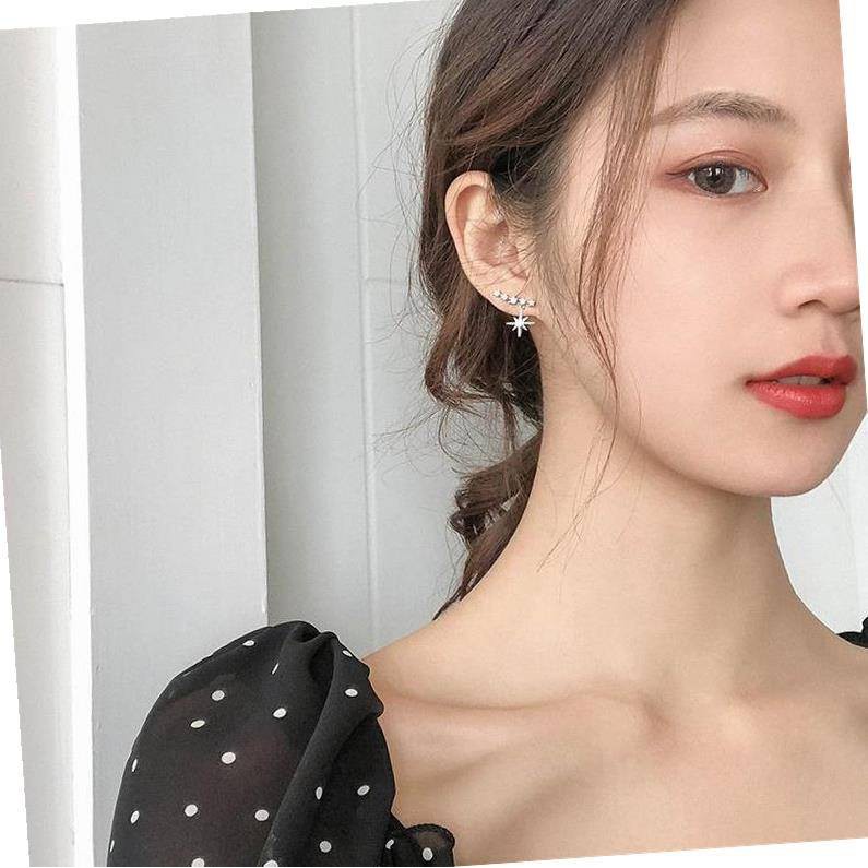 Khuyên tai Bạc nữ ngôi sao, Bông tai Bạc cao cấp TUNA SILVER 𝐂𝐚𝐦 𝐤𝐞̂́𝐭 𝐜𝐡𝐮𝐚̂̉𝐧 𝐁𝐚̣𝐜 _ 𝐓𝐔𝐍𝐀𝐒𝐇𝐎𝐏 𝐓𝐫𝐚𝐧𝐠 𝐬𝐮̛́𝐜 𝐁𝐚̣𝐜