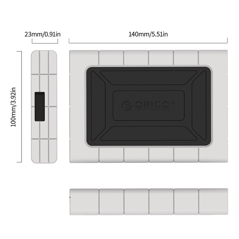Vỏ đựng ổ cứng USB 3.0 ORICO 2539U3 2,5 inch dc2175