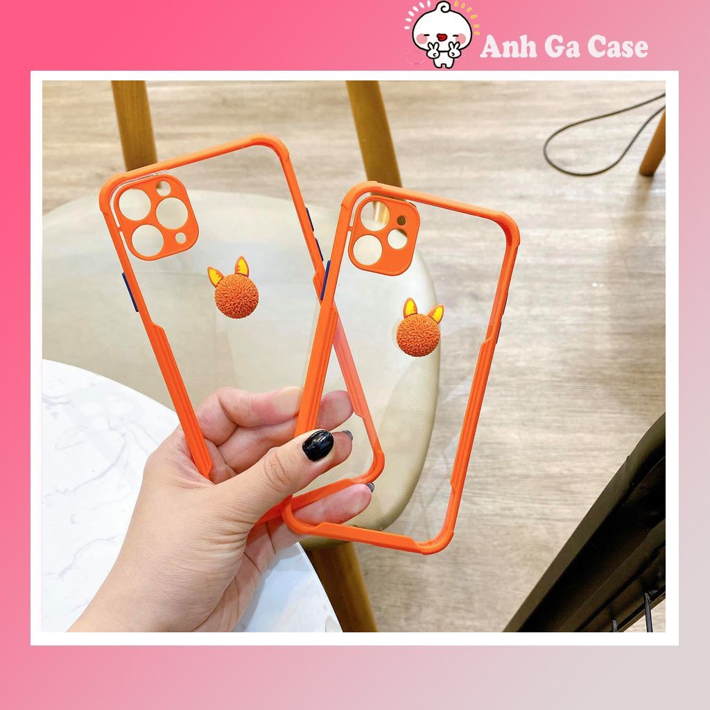 Ốp lưng iphone ICON VIỀN CAM THỎ CAM TAI VÀNG 6s plus/6/7/7plus/8/8plus/x/xs/xs max/11/11 pro/11 promax,Anh Ga Case