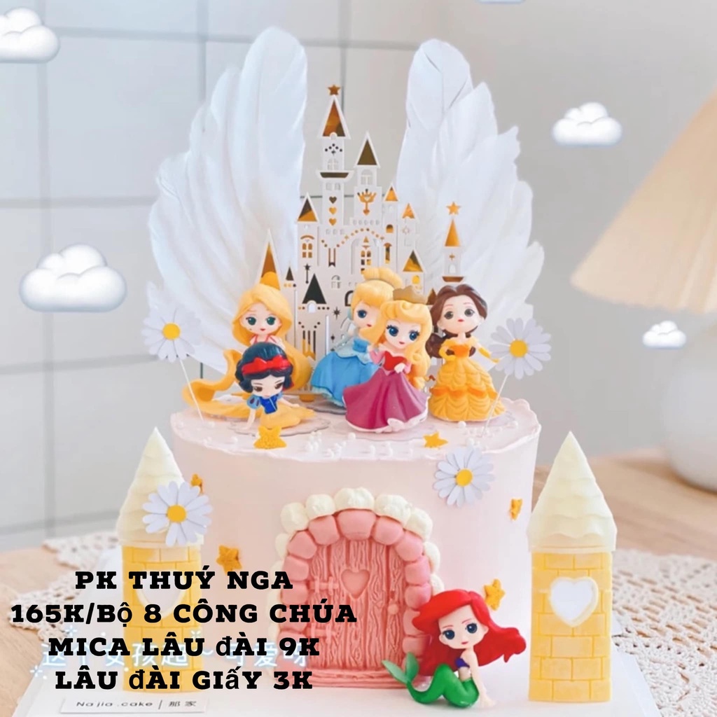 Bộ 8 công chúa nhỏ (nhựa đặc)-Q1194