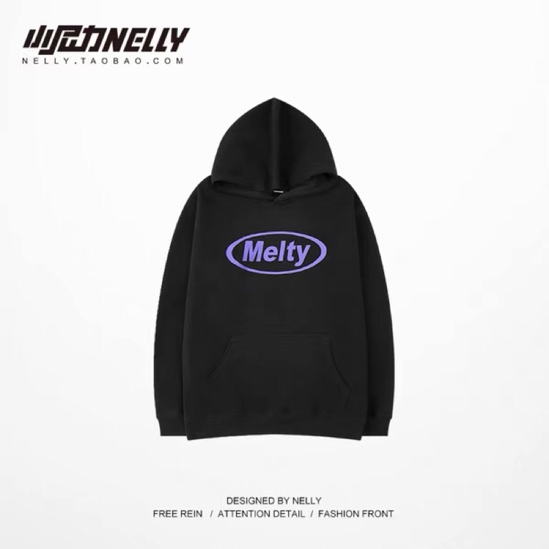 Áo hoodie nelly heybig nỉ lót lông sale (có sẵn) melty