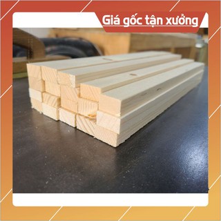 ⚡KHÔNG ĐÂU RẺ HƠN⚡ Combo 5 thanh gỗ Thông 30cm [Bào láng 3 mặt]