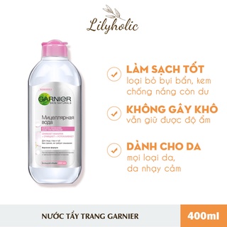 Nước Tẩy Trang Micellar Garnier 400ml