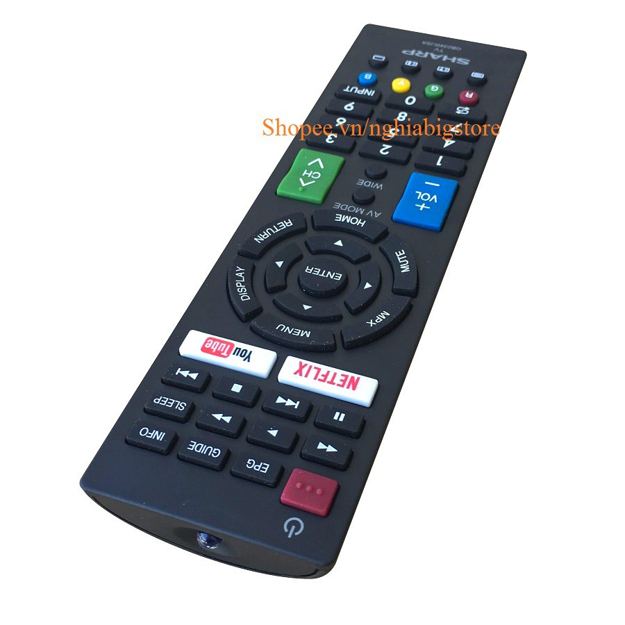 Remote Điều Khiển Tivi SHARP, Internart Smart TV GB234WJSA