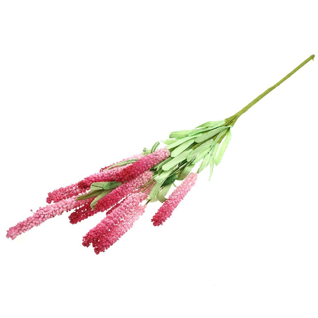 12 Heads Artificial Lavender Flowers Leaves Bouquet Yard Home Garden Décor