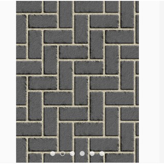 1 mét decal giấy dán tường giả gạch đan xen (khổ rộng 45cm) có keo sãn