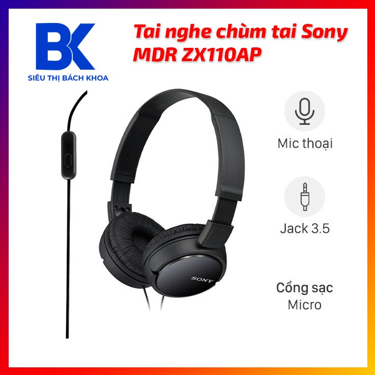 Tai nghe chùm tai Sony MDR ZX110AP
