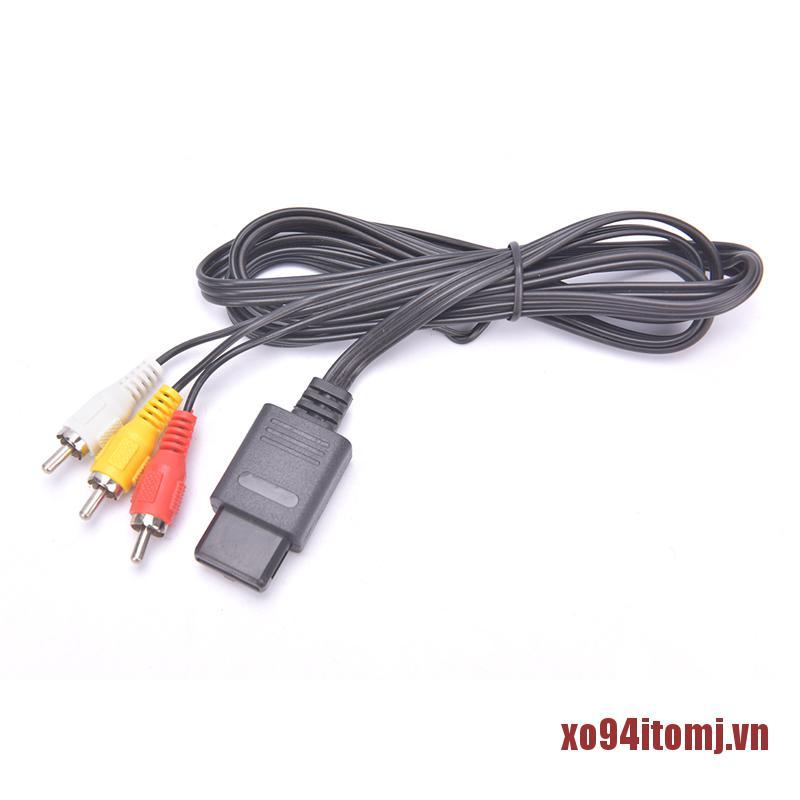 Dây Cáp Âm Thanh / Video Xmj N64 Snes 6ft Rca Tv Av Cho Máy Chơi Game | BigBuy360 - bigbuy360.vn