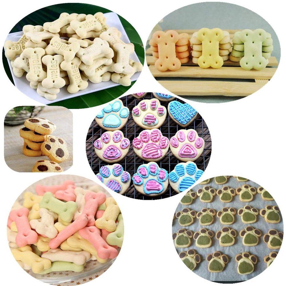 1 Khuôn Làm Bánh Hình Dấu Chân Cún Đáng Yêu