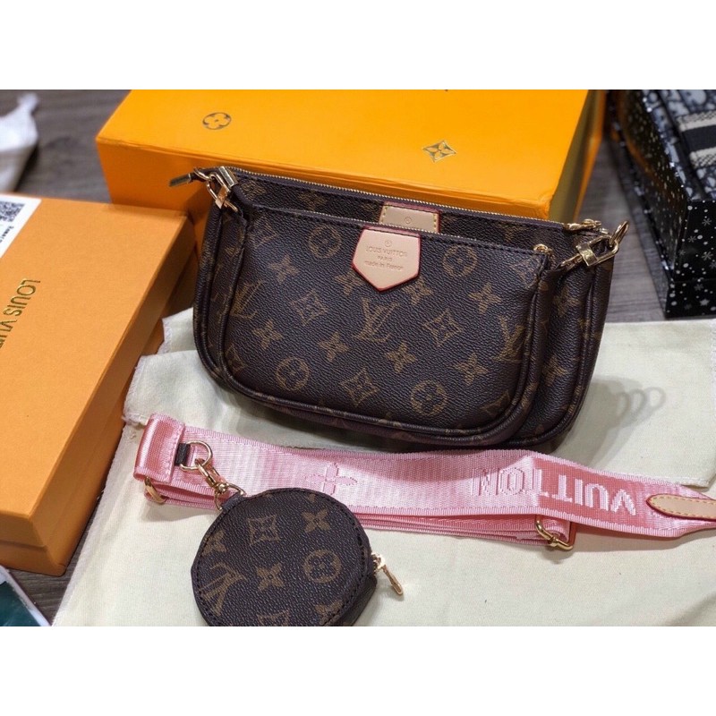 Túi đeo chéo set 3 chi tiết lVfullbox❣️freeship❣️