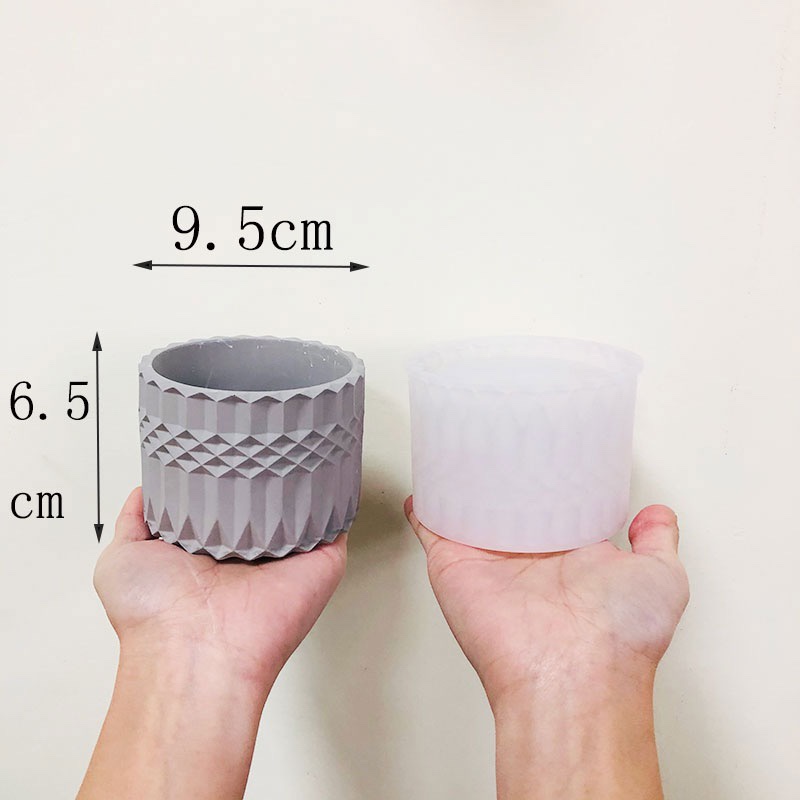 Khuôn silicone Đổ Xi Măng Trồng Cây Kiểu Bắc Âu