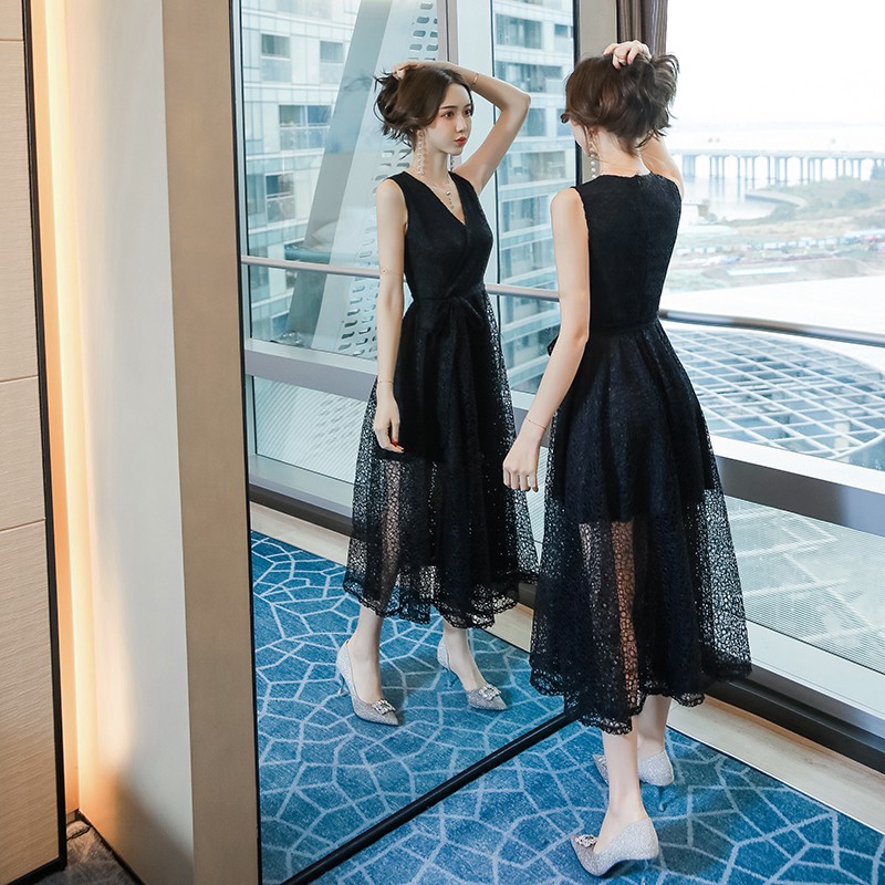 Đầm Ren Cao Cấp Sát Nách Đuôi Dài Phong Cách Hàn Quốc Mới