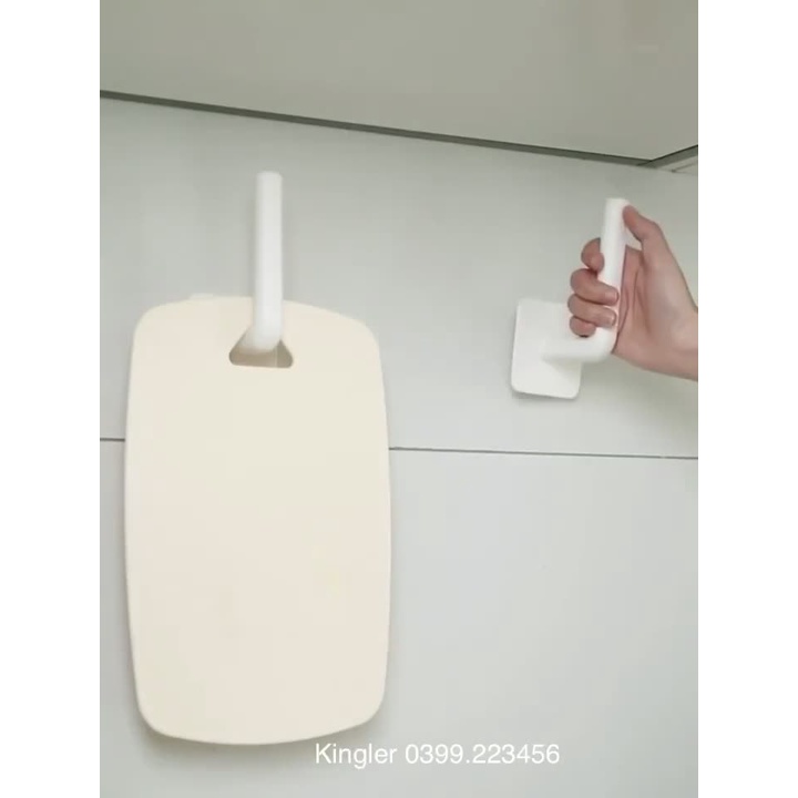 Giá Dán Tường Treo Cuộn Giấy, Móc Treo Đồ Chữ L Dính Tường Đa Năng
