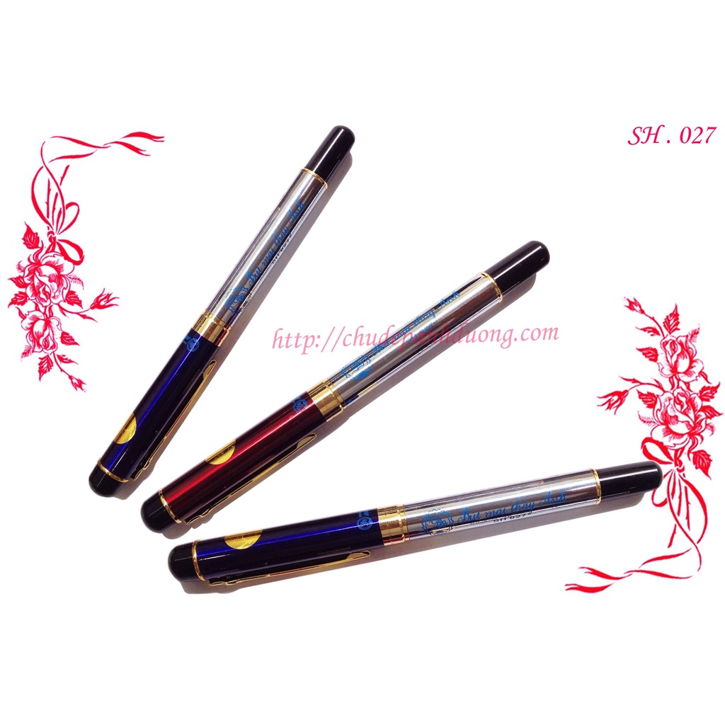 Bút luyện chữ đẹp Bút mài thầy Ánh 027 ngòi êm trơn