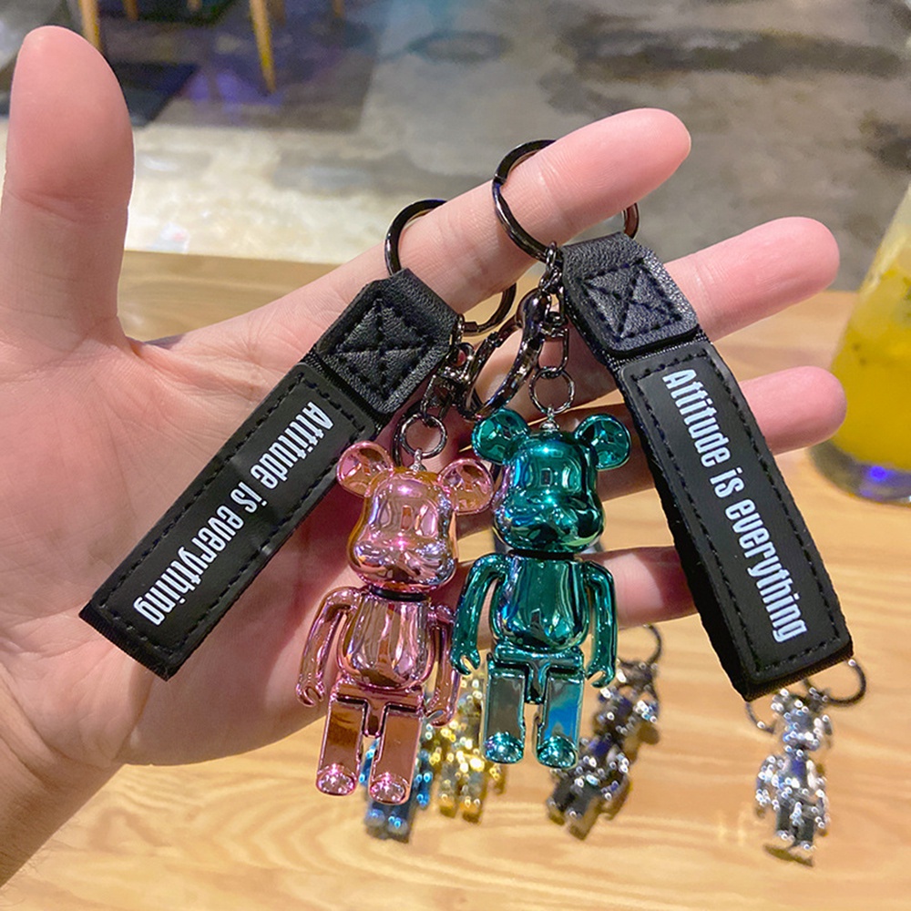 Móc Khóa Hình Gấu Bông Bằng Acrylic Dễ Thương