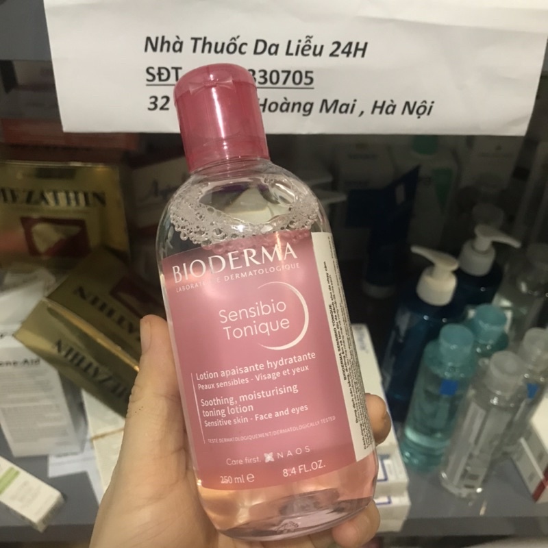 Toner Bioderma Sensibio Tonique dung dịch cân bằng dưỡng ẩm làm dịu cho da nhạy cảm