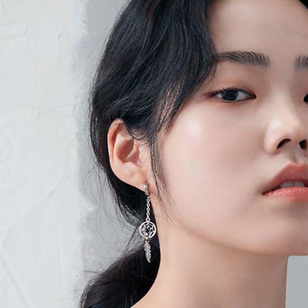 JARRED Khuyên Tai Thép Titan Dạng Vòng Phong Cách Punk Hip Hop Thời Trang Cho Nữ