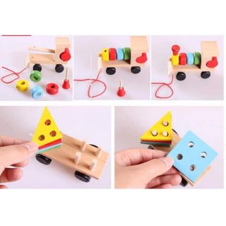 Tàu hỏa lắp ráp 3 toa