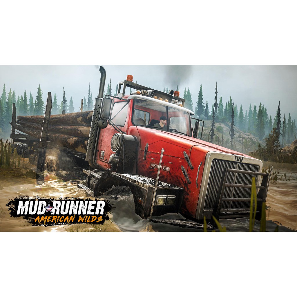 Đĩa game PS4 Mudrunner: American Wilds Hệ US