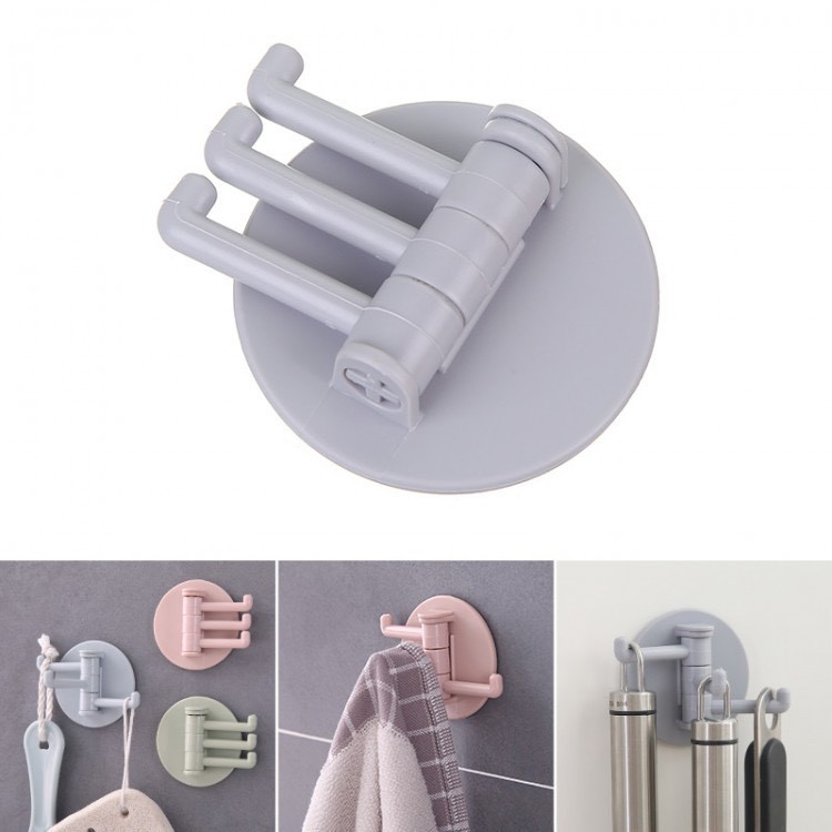 Móc treo đồ đa năng dán tường tiện lợi 3 chấu 88117 shop tiện ích 777