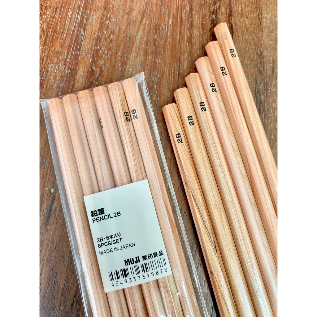 BÚT CHÌ GỖ 2B MUJI