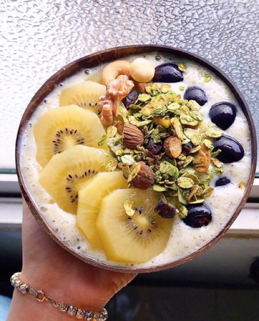 Granola Giảm Cân Vị Matcha Không Đường LANHFOODS