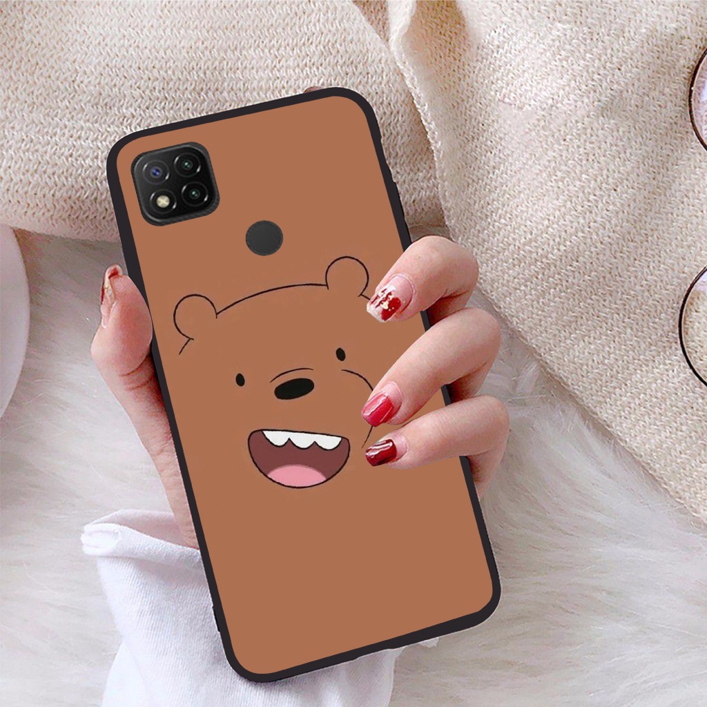 Ốp lưng Xiaomi Redmi 9C viền dẻo TPU BST Gia Đình Nhà Gấu