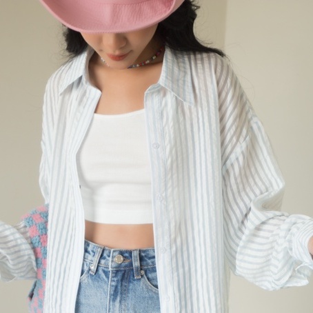 Áo croptop 2 dây thun tăm dáng ôm dễ phối đồ | Sita Croptop | Secodee