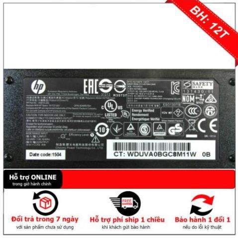 Sạc adapter HP Pavilion 15-an051dx 15-ay011nr 15-d017cl 15-d020dx 15-d030nr 15-d035dx 15-d073nr 15-f003dx 15-f004dx