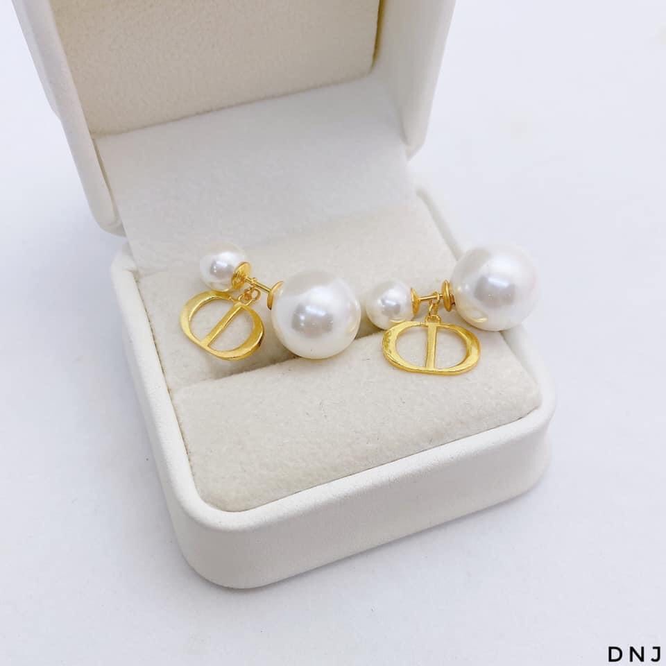 Khuyên tai nữ CD bông tai trai nhân tạo chuẩn bạc ta hàng đẹp - Kho sỉ bạc Nhất Linh